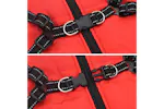 Vidaxl Dog Coat With Harness Red 6xl Fleece And Polyester Vidaxl Dog Coat With Harness Red 6xl Fleece And Polyester
