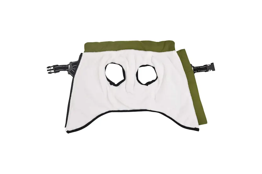 Vidaxl Dog Coat With Harness Army Green M Fleece And Polyester Vidaxl Dog Coat With Harness Army Green M Fleece And Polyester