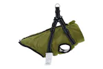 Vidaxl Dog Coat With Harness Army Green L Fleece And Polyester Vidaxl Dog Coat With Harness Army Green L Fleece And Polyester