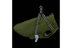 Vidaxl Dog Coat With Harness Army Green 5xl Fleece And Polyester Vidaxl Dog Coat With Harness Army Green 5xl Fleece And Polyester