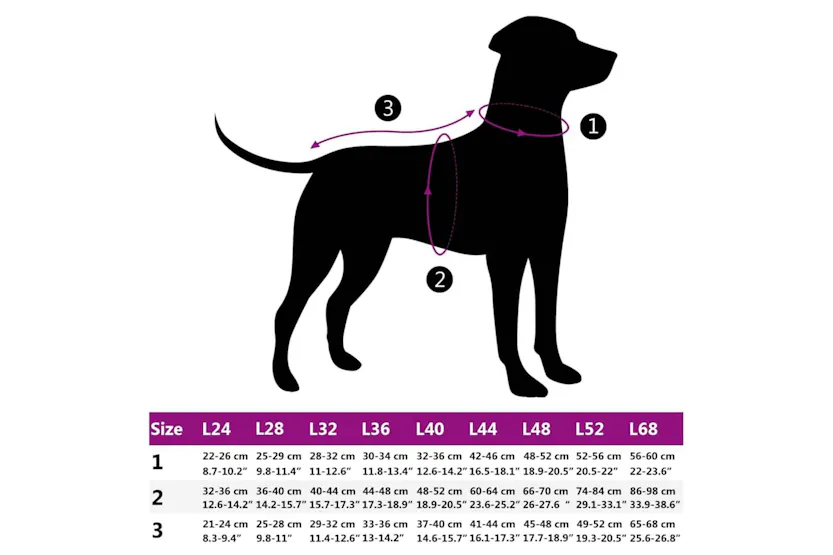 Vidaxl Dog Coat With Harness Purple M Fleece And Polyester Vidaxl Dog Coat With Harness Purple M Fleece And Polyester