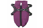Vidaxl Dog Coat With Harness Purple L Fleece And Polyester Vidaxl Dog Coat With Harness Purple L Fleece And Polyester
