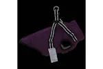 Vidaxl Dog Coat With Harness Purple 2xl Fleece And Polyester Vidaxl Dog Coat With Harness Purple 2xl Fleece And Polyester