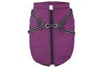 Vidaxl Dog Coat With Harness Purple 4xl Fleece And Polyester Vidaxl Dog Coat With Harness Purple 4xl Fleece And Polyester