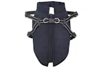 Vidaxl Dog Coat With Harness Navy Blue L Fleece And Polyester Vidaxl Dog Coat With Harness Navy Blue L Fleece And Polyester