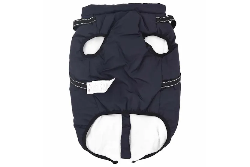 Vidaxl Dog Coat With Harness Navy Blue 5xl Fleece And Polyester Vidaxl Dog Coat With Harness Navy Blue 5xl Fleece And Polyester