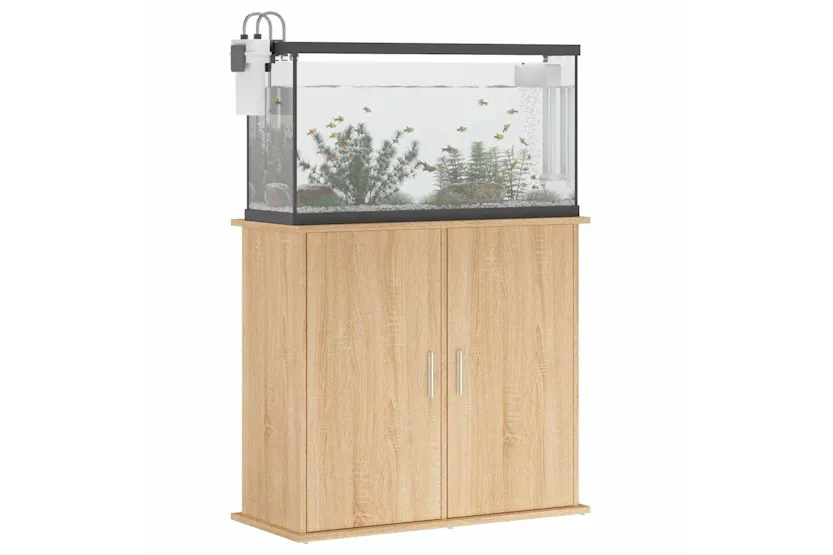 Vidaxl Aquarium Stand Sonoma Oak 81x36x73 Cm Engineered Wood Vidaxl Aquarium Stand Sonoma Oak 81x36x73 Cm Engineered Wood