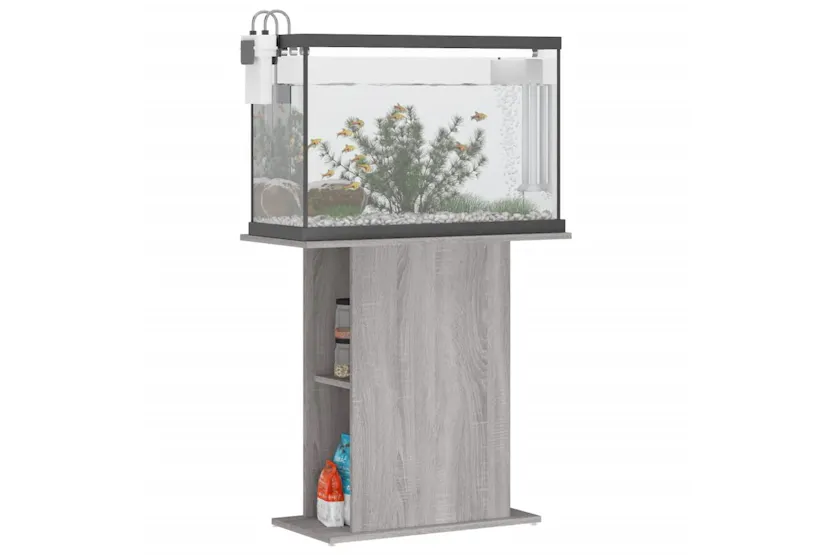 Vidaxl Aquarium Stand Grey Sonoma 75x36x725 Cm Engineered Wood Vidaxl Aquarium Stand Grey Sonoma 75x36x725 Cm Engineered Wood