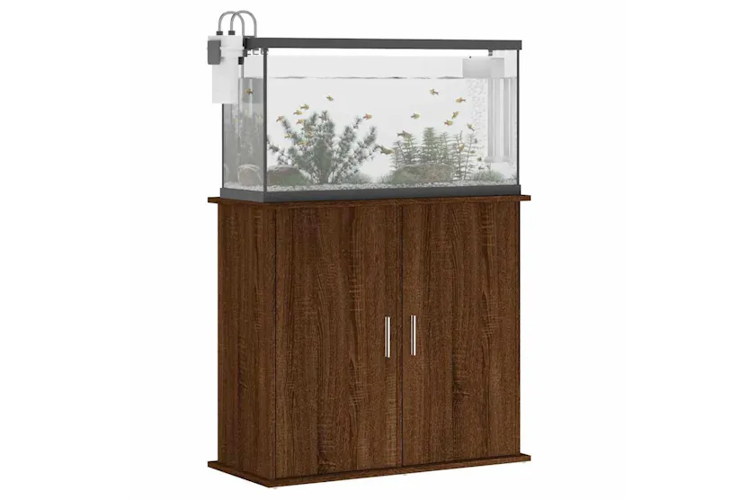 Vidaxl Aquarium Stand Brown Oak 81x36x73 Cm Engineered Wood Vidaxl Aquarium Stand Brown Oak 81x36x73 Cm Engineered Wood