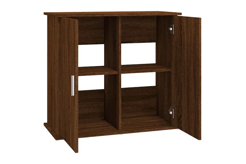 Vidaxl Aquarium Stand Brown Oak 81x36x73 Cm Engineered Wood Vidaxl Aquarium Stand Brown Oak 81x36x73 Cm Engineered Wood