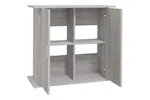 Vidaxl Aquarium Stand Grey Sonoma 81x36x73 Cm Engineered Wood Vidaxl Aquarium Stand Grey Sonoma 81x36x73 Cm Engineered Wood