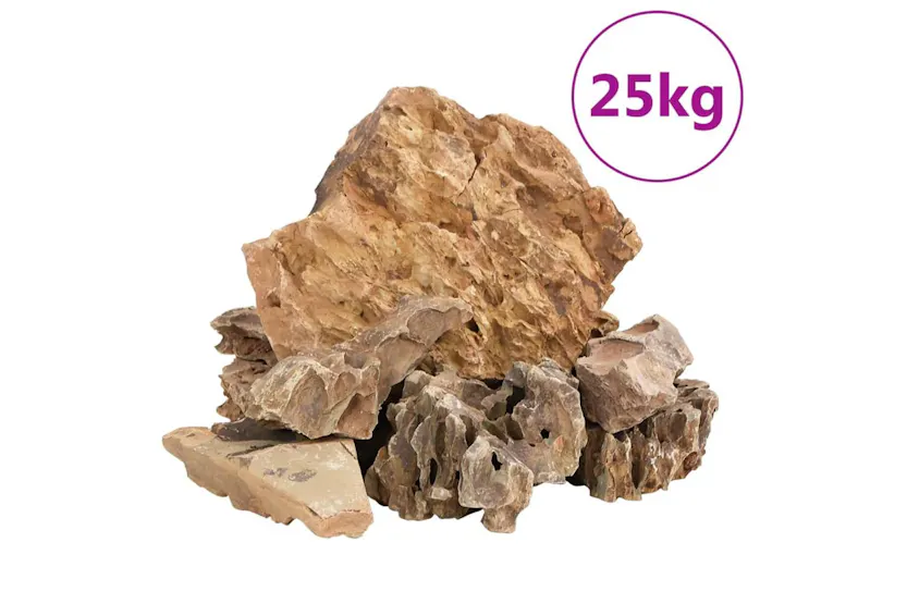 Vidaxl Dragon Stones 25 Kg Brown 5-30 Cm Vidaxl Dragon Stones 25 Kg Brown 5-30 Cm