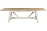 Winnie Rectangular Extending Dining Table | Natural/Taupe Winnie Rectangular Extending Dining Table | Natural/Taupe