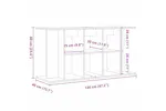 Vidaxl Aquarium Stand Artisan Oak 120x40x60 Cm Engineered Wood Vidaxl Aquarium Stand Artisan Oak 120x40x60 Cm Engineered Wood