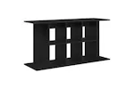 Vidaxl Aquarium Stand Black Oak 120x40x60 Cm Engineered Wood Vidaxl Aquarium Stand Black Oak 120x40x60 Cm Engineered Wood