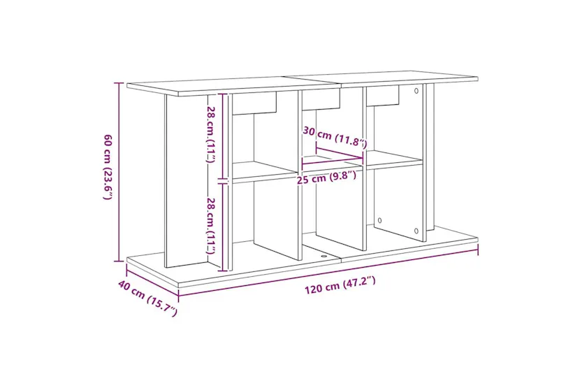 Vidaxl Aquarium Stand Black Oak 120x40x60 Cm Engineered Wood Vidaxl Aquarium Stand Black Oak 120x40x60 Cm Engineered Wood