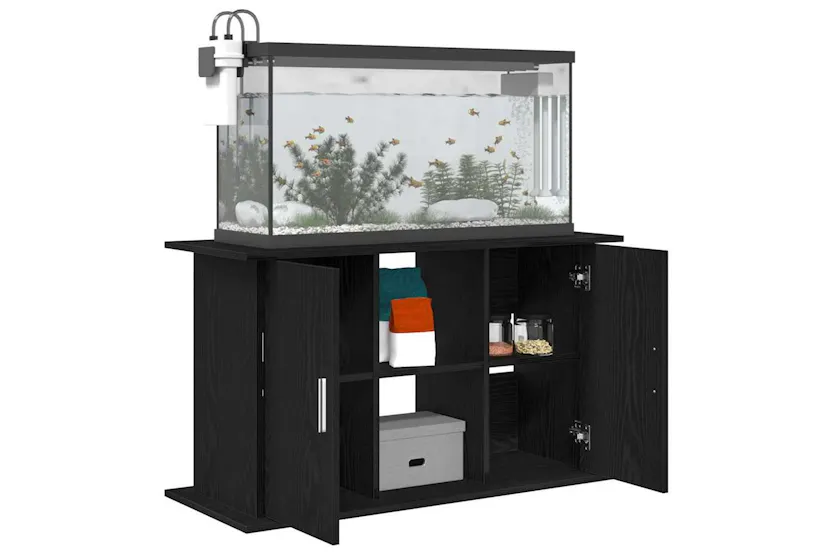 Vidaxl Aquarium Stand Black Oak 101x41x58 Cm Engineered Wood Vidaxl Aquarium Stand Black Oak 101x41x58 Cm Engineered Wood