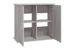 Vidaxl Aquarium Stand Grey Sonoma 81x36x73 Cm Engineered Wood Vidaxl Aquarium Stand Grey Sonoma 81x36x73 Cm Engineered Wood