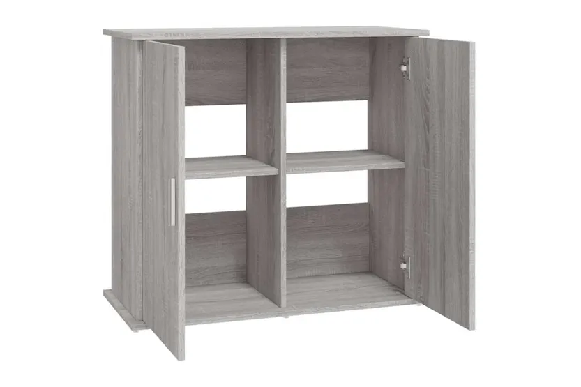 Vidaxl Aquarium Stand Grey Sonoma 81x36x73 Cm Engineered Wood Vidaxl Aquarium Stand Grey Sonoma 81x36x73 Cm Engineered Wood