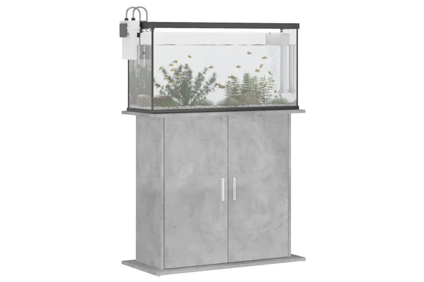 Vidaxl Aquarium Stand Concrete Grey 81x36x73 Cm Engineered Wood Vidaxl Aquarium Stand Concrete Grey 81x36x73 Cm Engineered Wood
