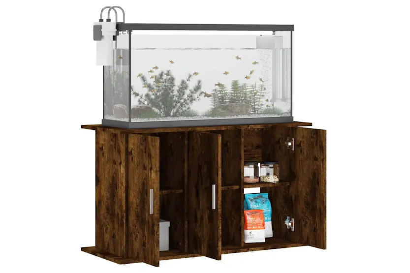 Vidaxl Aquarium Stand Smoked Oak 101x41x58 Cm Engineered Wood Vidaxl Aquarium Stand Smoked Oak 101x41x58 Cm Engineered Wood