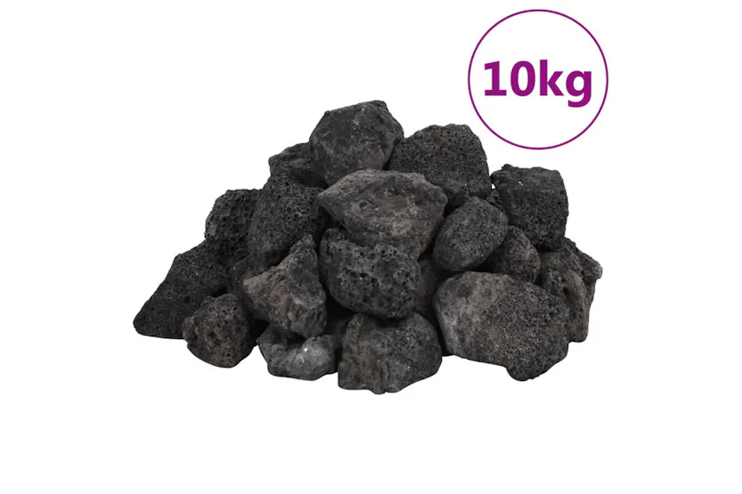 Vidaxl Volcanic Rocks 10 Kg Black 3-5 Cm Vidaxl Volcanic Rocks 10 Kg Black 3-5 Cm