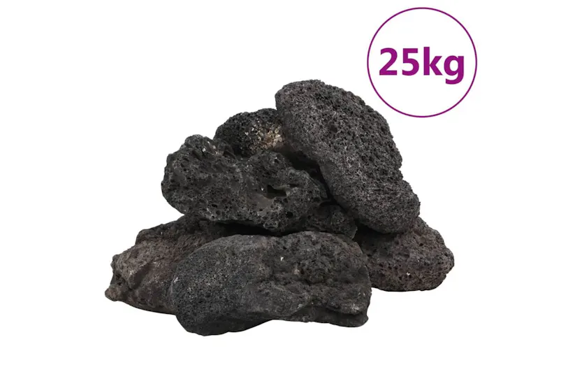 Vidaxl Volcanic Rocks 25 Kg Black 10-30 Cm Vidaxl Volcanic Rocks 25 Kg Black 10-30 Cm