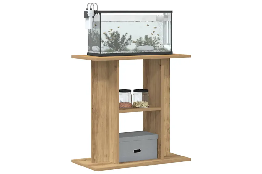 Vidaxl Aquarium Stand Artisan Oak 60x30x60 Cm Engineered Wood Vidaxl Aquarium Stand Artisan Oak 60x30x60 Cm Engineered Wood
