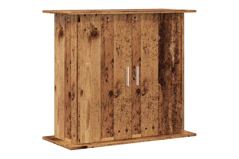 Vidaxl Aquarium Stand Old Wood 81x36x73 Cm Engineered Wood Vidaxl Aquarium Stand Old Wood 81x36x73 Cm Engineered Wood