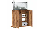 Vidaxl Aquarium Stand Old Wood 81x36x73 Cm Engineered Wood Vidaxl Aquarium Stand Old Wood 81x36x73 Cm Engineered Wood