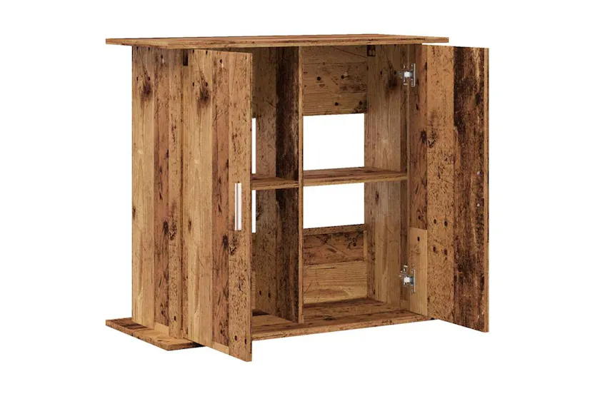 Vidaxl Aquarium Stand Old Wood 81x36x73 Cm Engineered Wood Vidaxl Aquarium Stand Old Wood 81x36x73 Cm Engineered Wood