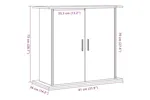 Vidaxl Aquarium Stand Old Wood 81x36x73 Cm Engineered Wood Vidaxl Aquarium Stand Old Wood 81x36x73 Cm Engineered Wood