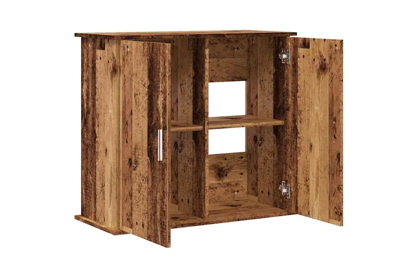 Vidaxl Aquarium Stand Old Wood 81x36x73 Cm Engineered Wood Vidaxl Aquarium Stand Old Wood 81x36x73 Cm Engineered Wood