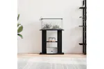 Vidaxl Aquarium Stand Black Oak 60x30x60 Cm Engineered Wood Vidaxl Aquarium Stand Black Oak 60x30x60 Cm Engineered Wood