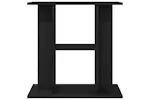 Vidaxl Aquarium Stand Black Oak 60x30x60 Cm Engineered Wood Vidaxl Aquarium Stand Black Oak 60x30x60 Cm Engineered Wood