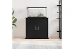 Vidaxl Aquarium Stand Black Oak 81x36x73 Cm Engineered Wood Vidaxl Aquarium Stand Black Oak 81x36x73 Cm Engineered Wood