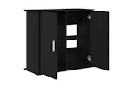 Vidaxl Aquarium Stand Black Oak 81x36x73 Cm Engineered Wood Vidaxl Aquarium Stand Black Oak 81x36x73 Cm Engineered Wood