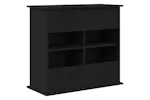 Vidaxl Aquarium Stand Black Oak 81x36x73 Cm Engineered Wood Vidaxl Aquarium Stand Black Oak 81x36x73 Cm Engineered Wood