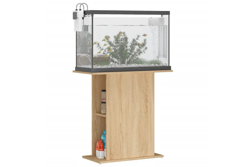 Vidaxl Aquarium Stand Sonoma Oak 75x36x725 Cm Engineered Wood Vidaxl Aquarium Stand Sonoma Oak 75x36x725 Cm Engineered Wood