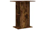 Vidaxl Aquarium Stand Smoked Oak 605x36x725 Cm Engineered Wood Vidaxl Aquarium Stand Smoked Oak 605x36x725 Cm Engineered Wood
