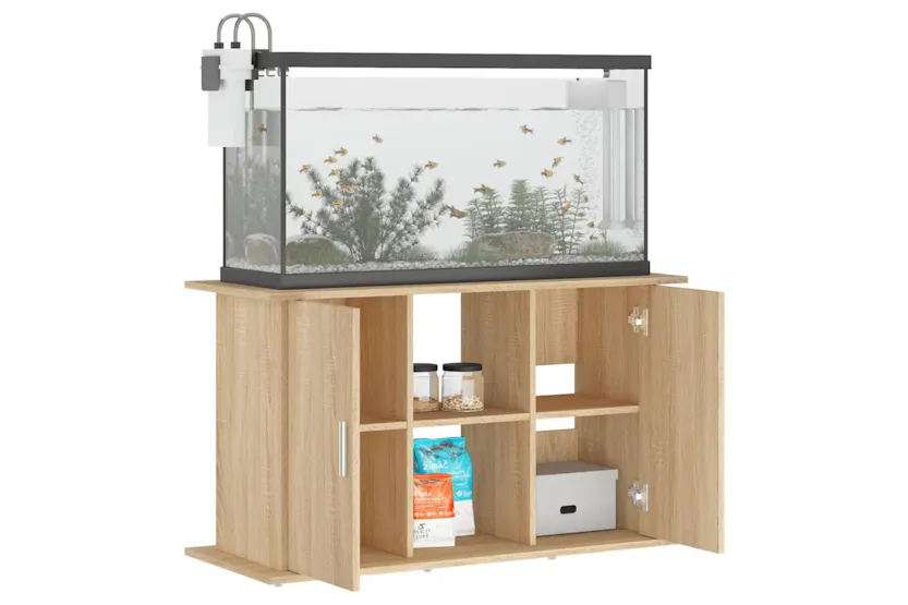 Vidaxl Aquarium Stand Sonoma Oak 101x41x58 Cm Engineered Wood Vidaxl Aquarium Stand Sonoma Oak 101x41x58 Cm Engineered Wood