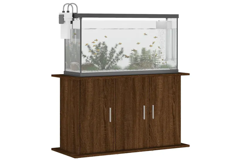 Vidaxl Aquarium Stand Brown Oak 101x41x58 Cm Engineered Wood Vidaxl Aquarium Stand Brown Oak 101x41x58 Cm Engineered Wood