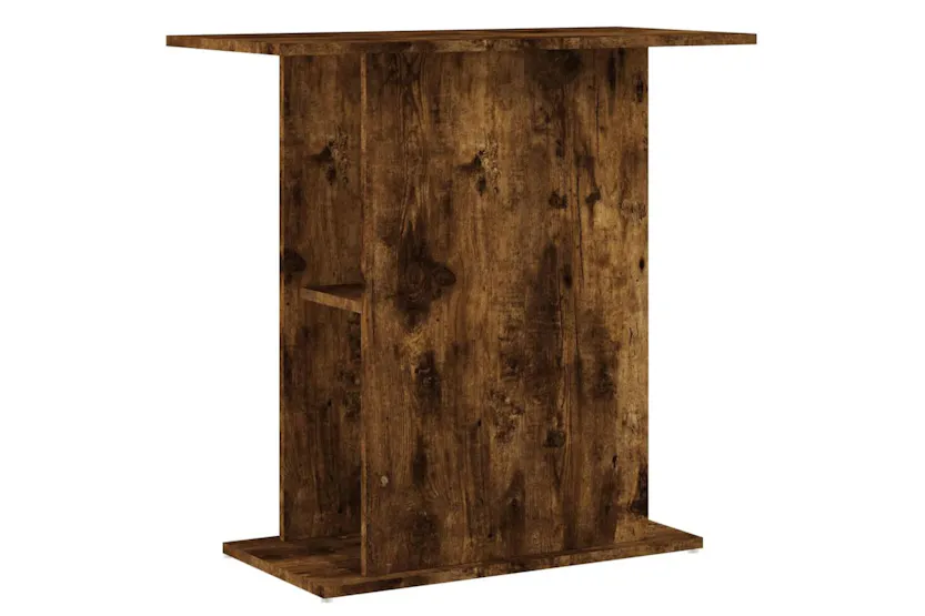 Vidaxl Aquarium Stand Smoked Oak 75x36x725 Cm Engineered Wood Vidaxl Aquarium Stand Smoked Oak 75x36x725 Cm Engineered Wood
