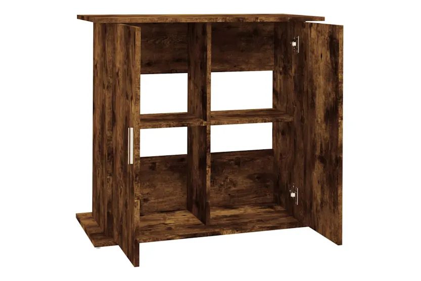 Vidaxl Aquarium Stand Smoked Oak 81x36x73 Cm Engineered Wood Vidaxl Aquarium Stand Smoked Oak 81x36x73 Cm Engineered Wood