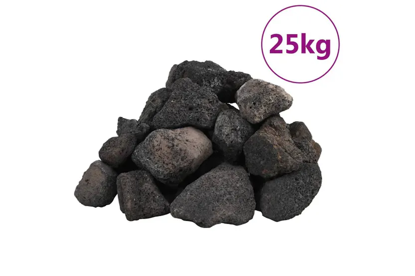 Vidaxl Volcanic Rocks 25 Kg Black 5-8 Cm Vidaxl Volcanic Rocks 25 Kg Black 5-8 Cm