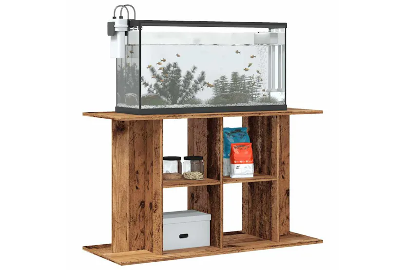 Vidaxl Aquarium Stand Old Wood 100x40x60 Cm Engineered Wood Vidaxl Aquarium Stand Old Wood 100x40x60 Cm Engineered Wood