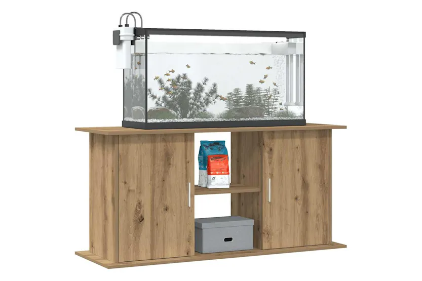 Vidaxl Aquarium Stand Artisan Oak 121x41x58 Cm Engineered Wood Vidaxl Aquarium Stand Artisan Oak 121x41x58 Cm Engineered Wood