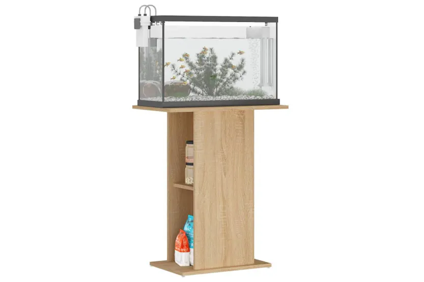 Vidaxl Aquarium Stand Sonoma Oak 605x36x725 Cm Engineered Wood Vidaxl Aquarium Stand Sonoma Oak 605x36x725 Cm Engineered Wood