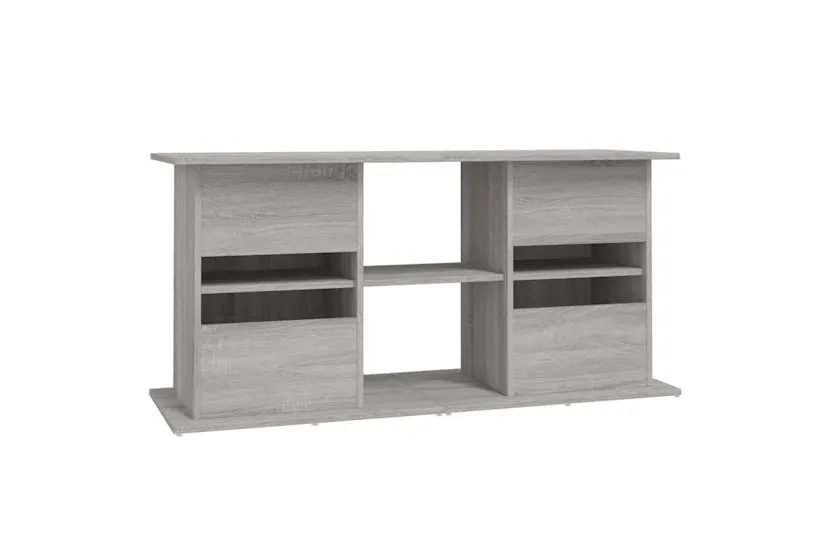 Vidaxl Aquarium Stand Grey Sonoma 121x41x58 Cm Engineered Wood Vidaxl Aquarium Stand Grey Sonoma 121x41x58 Cm Engineered Wood