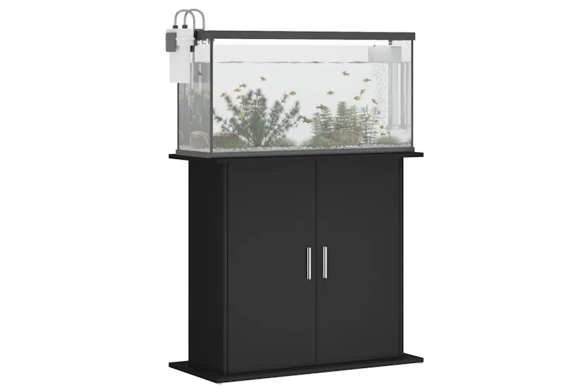 Vidaxl Aquarium Stand Black 81x36x73 Cm Engineered Wood Vidaxl Aquarium Stand Black 81x36x73 Cm Engineered Wood